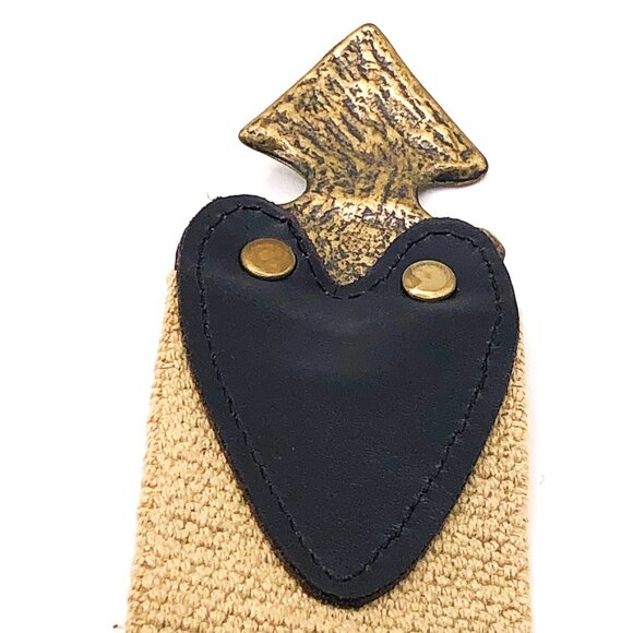 Vintage Omega stretch arrowhead belt — Made in USA, Small (24") - Picture 10 of 11